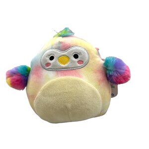 Squishmallows Carmella Toucan 5" Plush Yellow Tie Dye 2022 NWT‎